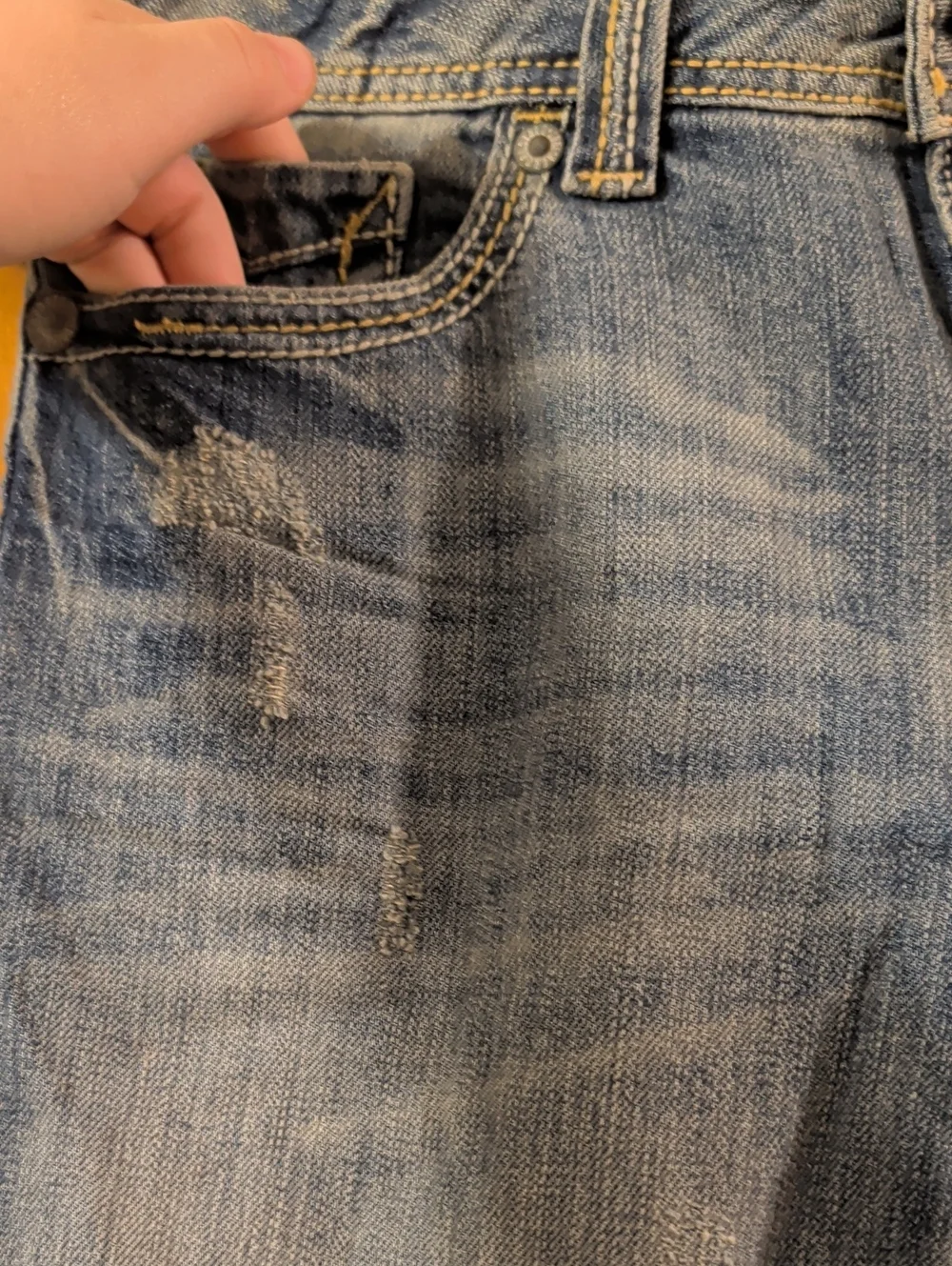 Aéropostale Medium Wash Denim Bermuda Shorts